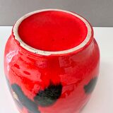 Bay ceramic planter, westgerman pottery, 70's interior