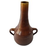 Accolay, Large Floor Lamp Base / Vase in Glazed Ceramic, 1960
