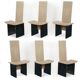 Series of 6 chairs Kazuhide Takahama