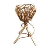 Wicker plant stand