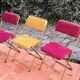 Lafuma vintage folding chair chantazur, france 1960