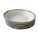 Deep plate with blue and gold decoration – 20 cm
