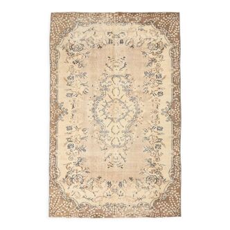 Tapis vintage classique en laine faite à la main 265x170cm