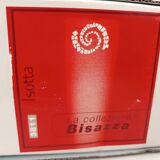 Pair of Blue Murano Glass Flutes by Bisazza & Rotella, Italy 2000