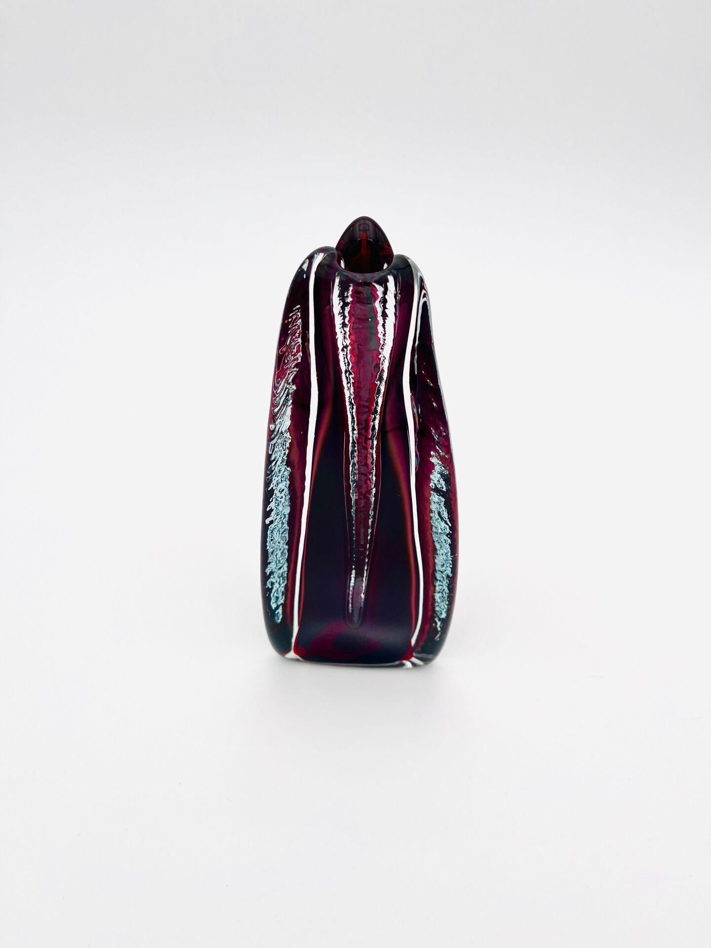 Vase Sculptural Sommerso - Václav Hanuš - Design Tchécoslovaque 60s