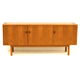 Vintage teak sideboard with doors and drawer made in the 1960s