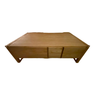 Solid oak coffee table - hana habitat