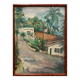 View of a palm-tree alley on an island, 20th century