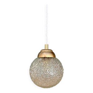 suspension globe vintage - verre