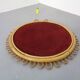 Small Filigree Italian Bamboo Mirror, 1950s