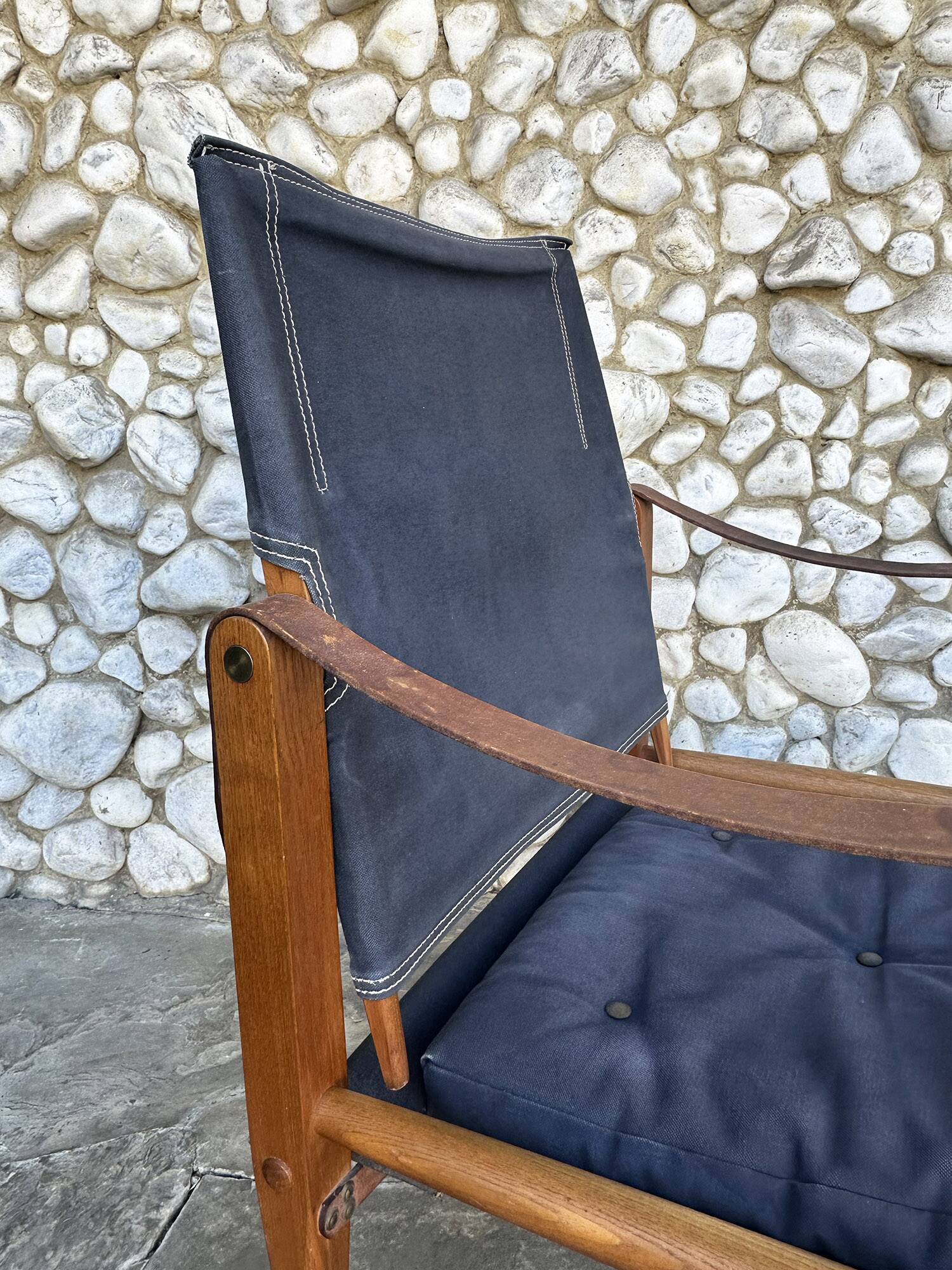 Safari Chair KK47000 Kaare Klint for Rud. Rasmussen, Denmark, 1960