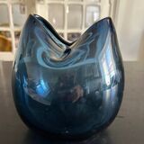 Scandinavian blue vase