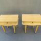 Pair of art deco bedside tables