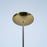 Lampadaire téléscopioque marbre et laiton circa 1980