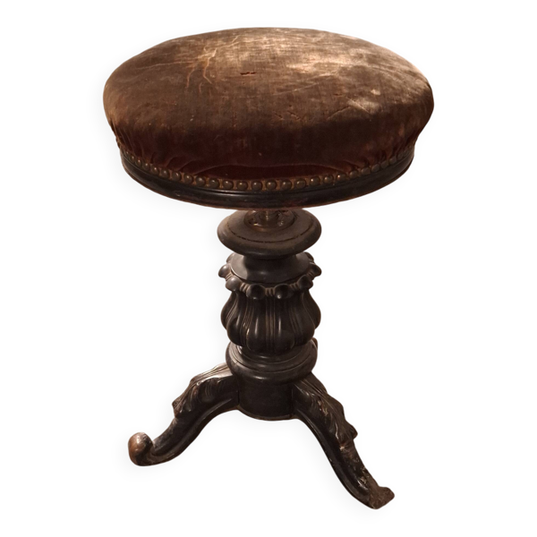 Tabouret de piano Napoléon III