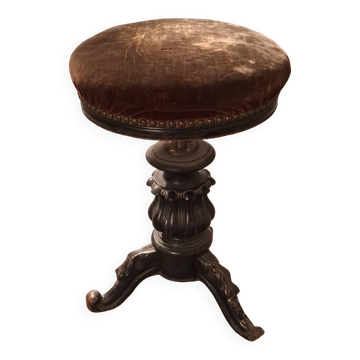 Tabouret de piano Napoléon III