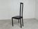 Set of 6 italian post modern dining chairs, 1980s