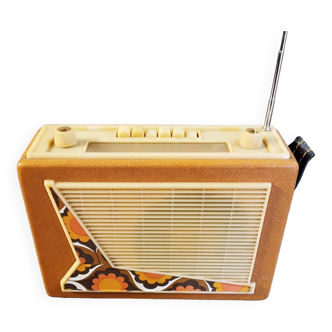 Transistor radio with bag