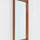 Mid-century teak mirror / Danish modern design / 1960s