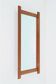 Mid-century teak mirror / Danish modern design / 1960s