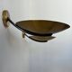 Pair of vintage brass wall lights, France 1970