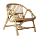 Chair child rattan vintage retro 60s Bohemian bamboo Wicker