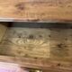 Solid wood sideboard