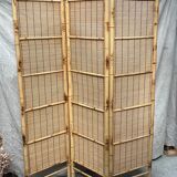 Screen bamboo rattan 1970