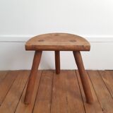 Tripod stool in light wood