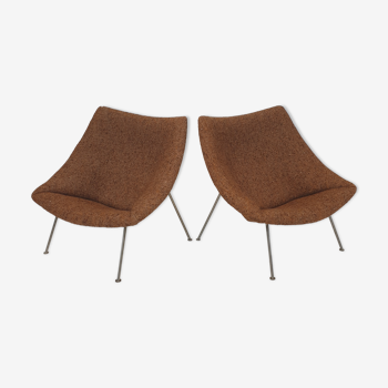 Paire de fauteuils Oyster de Pierre Paulin pour Artifort, années 1960