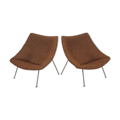 Paire de fauteuils Oyster de Pierre Paulin pour Artifort, années 1960
