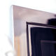 Square mirror in chromed steel, Italy 1960