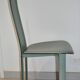 Chaise cuir designer italien Quia vintage