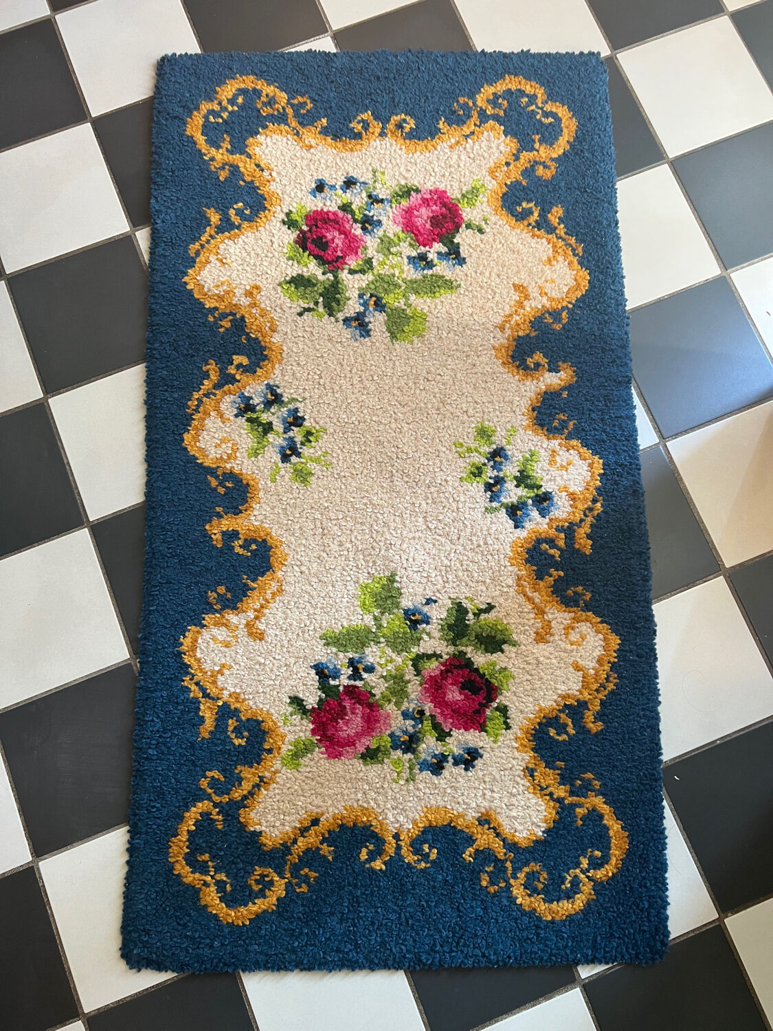 Vintage wool rug