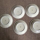 Series of 5 dessert plates