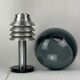 Space age aluminum mushroom dome lamp by Hans Agne Jakobsson for Markaryd, Sweden 1960s