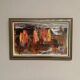 Huile sur toile originale suédoise – « Paysage » par Ingemar Callenberg – Signé – Vintage et encadré