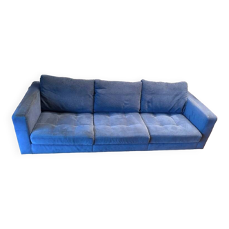 Suede sofa