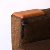 Vintage Scandinavian armchair with original fabric