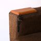 Fauteuil vintage scandinave avec tissu d'origine