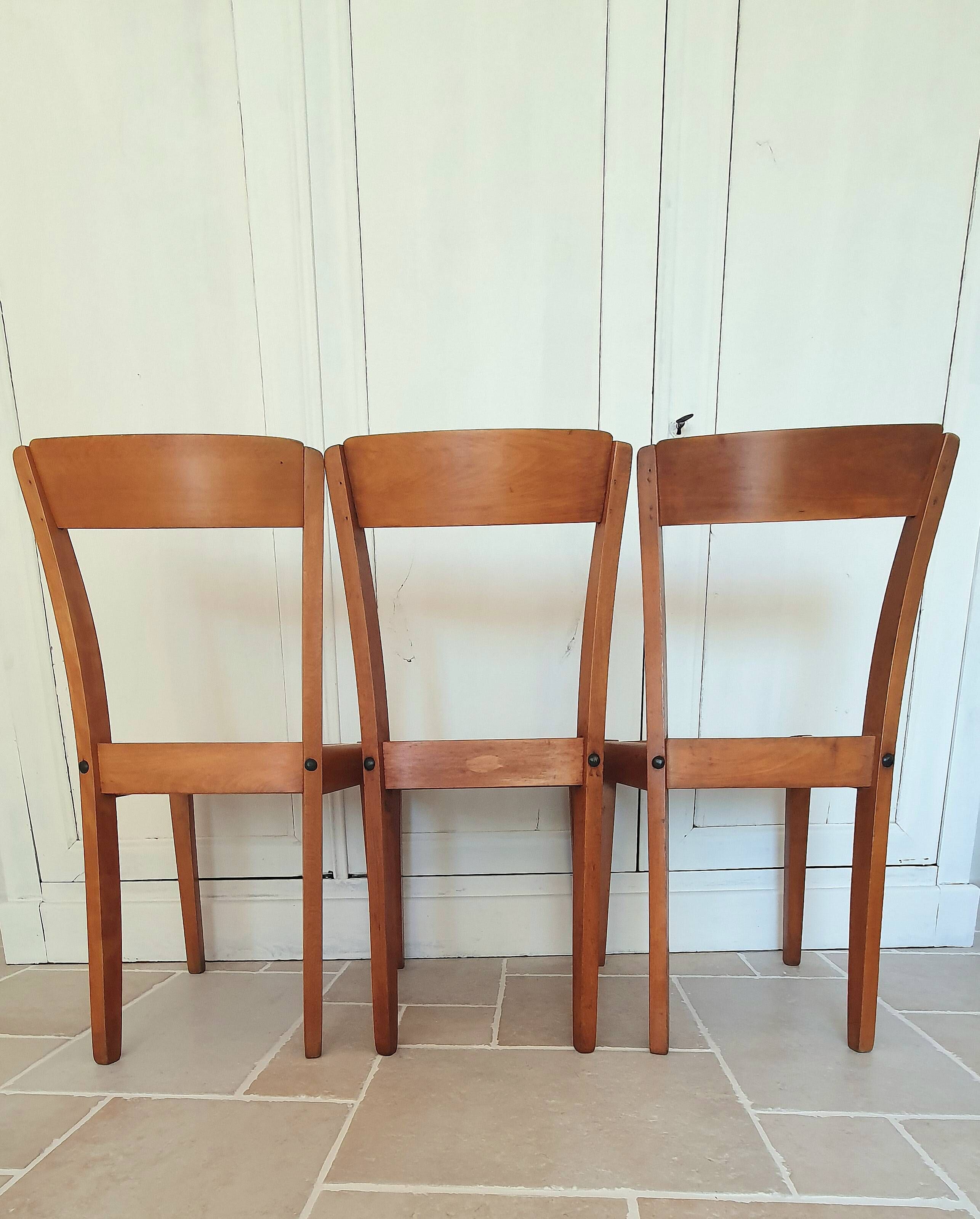 Lot de 3 chaises Stella vintage