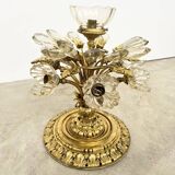 "Hot Air Balloon" Ceiling Light – Gilded Bronze & Crystal (7 Lights)