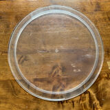 Large transparent plastic tray