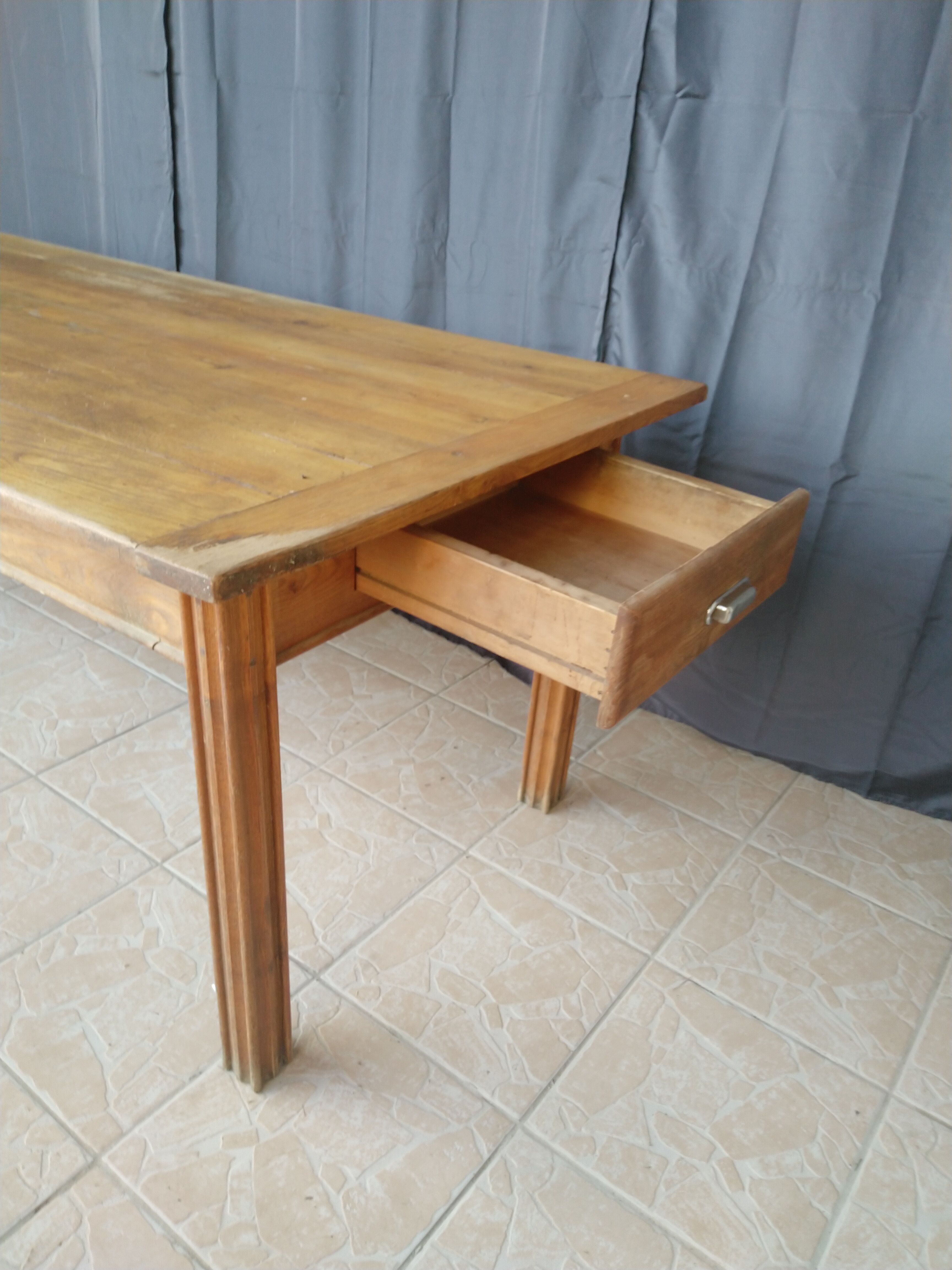 Oak farmhouse table