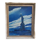 Oil painting of the Statue of Liberty, 1943