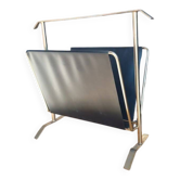 Vintage magazine or vinyl record rack