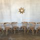 Set table and chairs pine 1950/1960