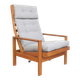 Fauteuil en chêne danois du milieu du siècle par Leif Alring pour Madsen & Schubell, années 1960.