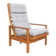 Fauteuil en chêne danois du milieu du siècle par Leif Alring pour Madsen & Schubell, années 1960.