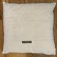 Old canvas cushion woven kilim style, patched